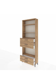 Arges Dolap 4 Raflı 4 Çekmeceli 88x30x243 - S33M096V9A