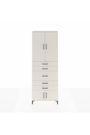 Arges Dolap 3 Raflı 5 Çekmeceli 4 Kapaklı 88x30x243 - S33M097V1A