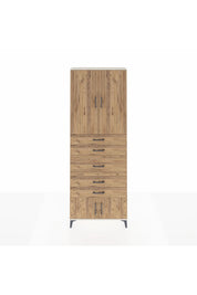 Arges Dolap 3 Raflı 5 Çekmeceli 4 Kapaklı 88x30x243 - S33M097V3A