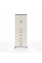 Arges Dolap 3 Raflı 5 Çekmeceli 4 Kapaklı 88x30x243 - S33M097V4A