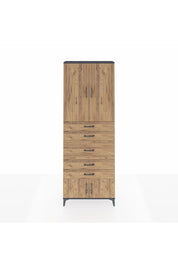 Arges Dolap 3 Raflı 5 Çekmeceli 4 Kapaklı 88x30x243 - S33M097V6A