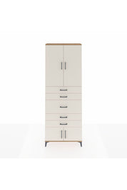 Arges Dolap 3 Raflı 5 Çekmeceli 4 Kapaklı 88x30x243 - S33M097V7A