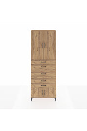 Arges Dolap 3 Raflı 5 Çekmeceli 4 Kapaklı 88x30x243 - S33M097V9A