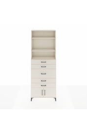Arges Dolap 3 Raflı 5 Çekmeceli 2 Kapaklı 88x30x243 - S33M098V1A