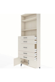 Arges Dolap 3 Raflı 5 Çekmeceli 2 Kapaklı 88x30x243 - S33M098V1A
