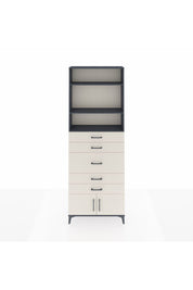Arges Dolap 3 Raflı 5 Çekmeceli 2 Kapaklı 88x30x243 - S33M098V4A