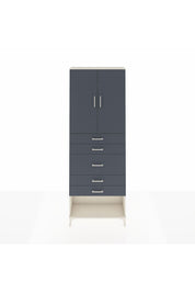 Arges Dolap 3 Raflı 5 Çekmeceli 2 Kapaklı 88x30x243 - S33M099V2A