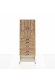Arges Dolap 3 Raflı 5 Çekmeceli 2 Kapaklı 88x30x243 - S33M099V3A