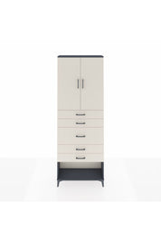 Arges Dolap 3 Raflı 5 Çekmeceli 2 Kapaklı 88x30x243 - S33M099V4A
