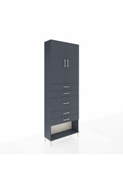 Arges Dolap 3 Raflı 5 Çekmeceli 2 Kapaklı 88x30x243 - S33M099V5A