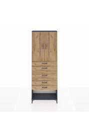 Arges Dolap 3 Raflı 5 Çekmeceli 2 Kapaklı 88x30x243 - S33M099V6A