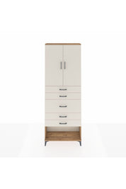 Arges Dolap 3 Raflı 5 Çekmeceli 2 Kapaklı 88x30x243 - S33M099V7A