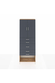 Arges Dolap 3 Raflı 5 Çekmeceli 2 Kapaklı 88x30x243 - S33M099V8A