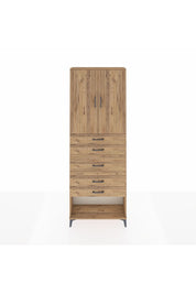 Arges Dolap 3 Raflı 5 Çekmeceli 2 Kapaklı 88x30x243 - S33M099V9A