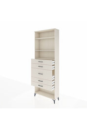 Arges Dolap 3 Raflı 5 Çekmeceli 88x30x243 - S33M100V1A