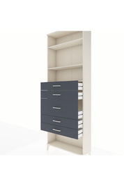 Arges Dolap 3 Raflı 5 Çekmeceli 88x30x243 - S33M100V2A