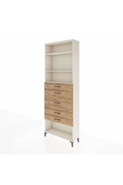 Arges Dolap 3 Raflı 5 Çekmeceli 88x30x243 - S33M100V3A