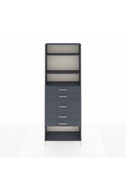 Arges Dolap 3 Raflı 5 Çekmeceli 88x30x243 - S33M100V5A