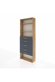 Arges Dolap 3 Raflı 5 Çekmeceli 88x30x243 - S33M100V8A