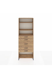 Arges Dolap 3 Raflı 5 Çekmeceli 88x30x243 - S33M100V9A