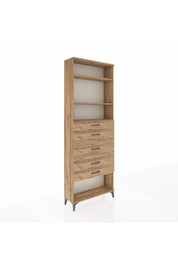 Arges Dolap 3 Raflı 5 Çekmeceli 88x30x243 - S33M100V9A