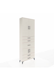 Arges Dolap 4 Raflı 5 Çekmeceli 4 Kapaklı 88x30x243 - S33M101V1A