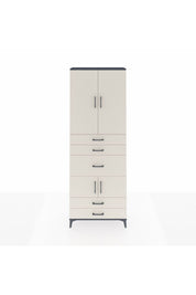 Arges Dolap 4 Raflı 5 Çekmeceli 4 Kapaklı 88x30x243 - S33M101V4A