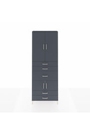 Arges Dolap 4 Raflı 5 Çekmeceli 4 Kapaklı 88x30x243 - S33M101V5A