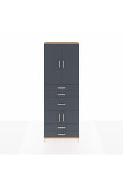 Arges Dolap 4 Raflı 5 Çekmeceli 4 Kapaklı 88x30x243 - S33M101V8A