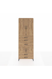 Arges Dolap 4 Raflı 5 Çekmeceli 4 Kapaklı 88x30x243 - S33M101V9A