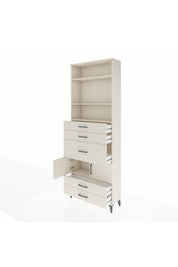 Arges Dolap 4 Raflı 5 Çekmeceli 2 Kapaklı 88x30x243 - S33M102V1A