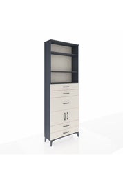 Arges Dolap 4 Raflı 5 Çekmeceli 2 Kapaklı 88x30x243 - S33M102V4A