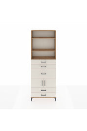Arges Dolap 4 Raflı 5 Çekmeceli 2 Kapaklı 88x30x243 - S33M102V7A