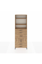 Arges Dolap 4 Raflı 5 Çekmeceli 2 Kapaklı 88x30x243 - S33M102V9A