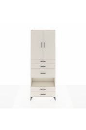 Arges Dolap 4 Raflı 5 Çekmeceli 2 Kapaklı 88x30x243 - S33M103V1A
