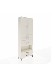 Arges Dolap 4 Raflı 5 Çekmeceli 2 Kapaklı 88x30x243 - S33M103V1A