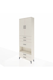 Arges Dolap 4 Raflı 5 Çekmeceli 2 Kapaklı 88x30x243 - S33M103V1A