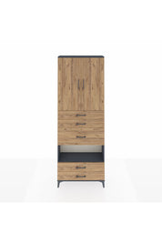 Arges Dolap 4 Raflı 5 Çekmeceli 2 Kapaklı 88x30x243 - S33M103V6A