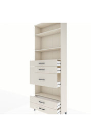 Arges Dolap 4 Raflı 5 Çekmeceli 88x30x243 - S33M104V1A