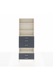 Arges Dolap 4 Raflı 5 Çekmeceli 88x30x243 - S33M104V2A