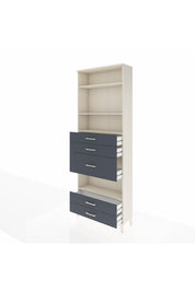 Arges Dolap 4 Raflı 5 Çekmeceli 88x30x243 - S33M104V2A