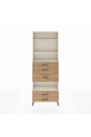 Arges Dolap 4 Raflı 5 Çekmeceli 88x30x243 - S33M104V3A