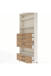 Arges Dolap 4 Raflı 5 Çekmeceli 88x30x243 - S33M104V3A
