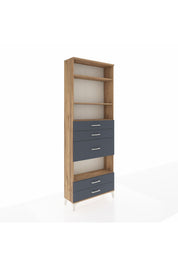 Arges Dolap 4 Raflı 5 Çekmeceli 88x30x243 - S33M104V8A