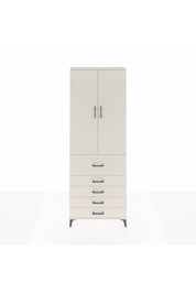 Arges Dolap 4 Raflı 5 Çekmeceli 2 Kapaklı 88x30x243 - S33M105V1A