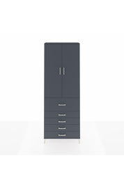Arges Dolap 4 Raflı 5 Çekmeceli 2 Kapaklı 88x30x243 - S33M105V5A
