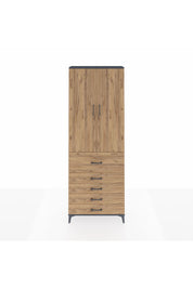Arges Dolap 4 Raflı 5 Çekmeceli 2 Kapaklı 88x30x243 - S33M105V6A