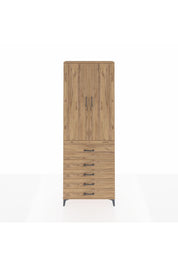 Arges Dolap 4 Raflı 5 Çekmeceli 2 Kapaklı 88x30x243 - S33M105V9A