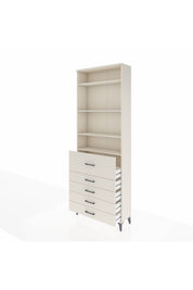 Arges Dolap 4 Raflı 5 Çekmeceli 88x30x243 - S33M106V1A