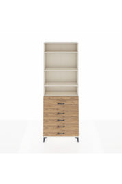 Arges Dolap 4 Raflı 5 Çekmeceli 88x30x243 - S33M106V3A